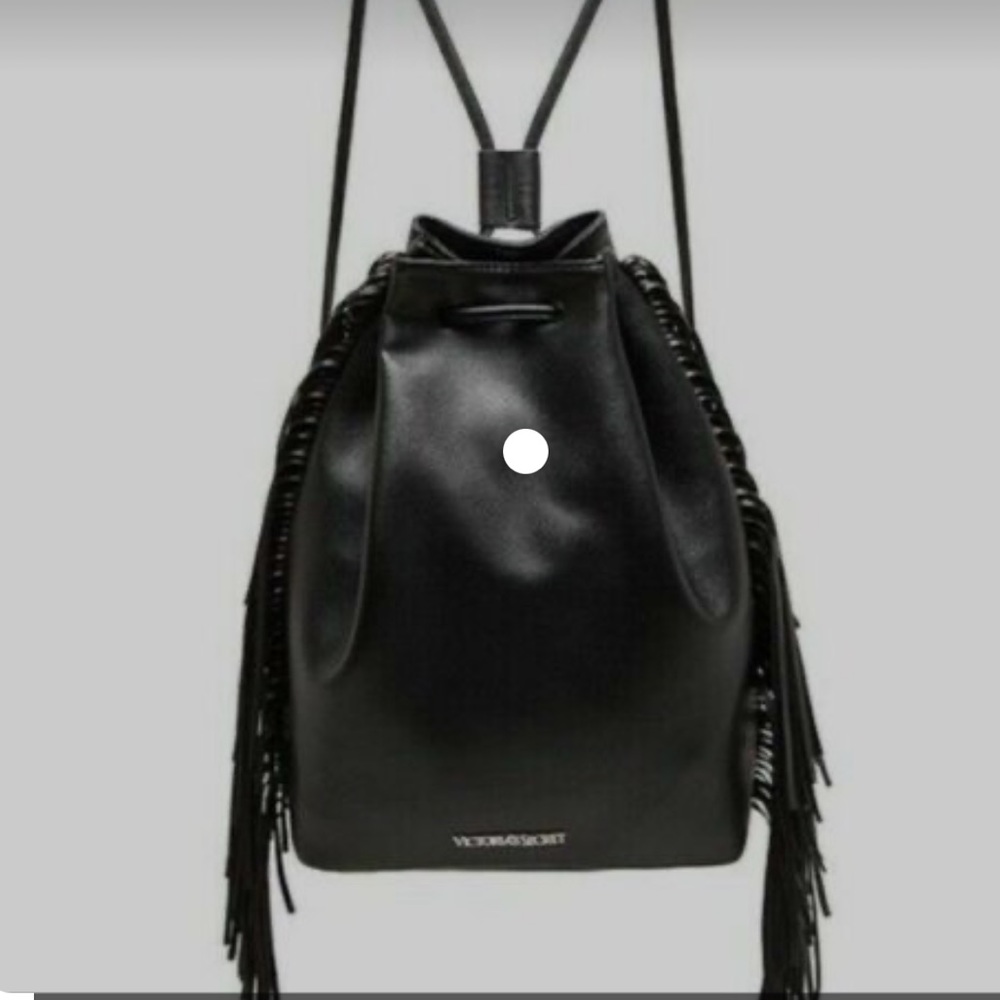 Victoria’s Secret Fringe Drawstring Backpack - Picture 2 of 2